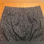 Loft Green & Black Leaf Print Lined Stretch Pencil Mini Skirt Size 0 Petite NEW Photo 3
