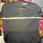 Kobi Halperin Vanessa Black Bell Sleeve Embroidered Lace V Neck Dress Size 8 Photo 9