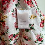 Sézane Pierro Shirt Bouquet De Rose Size 34/36 Button Down Feminine Floral Shirt Photo 6