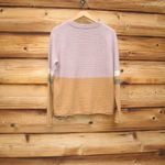 Madewell  Striped Roll-Trim Waffle Pullover Sweater in Cotton-Merino Yarn Photo 5