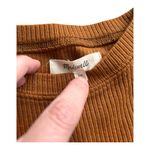 Madewell  Rib T-shirt Dress In Golden Pecan Size XS Photo 3