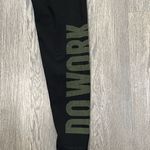 Old Navy  Women’s ACTIVE Black Workout Running Leggings "Do Work" Pants Size S Photo 1