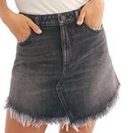 Free People Mini Skirt Denim Photo 0