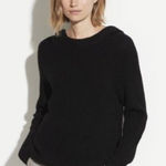 Vince  Wool Cashmere Wool‎ Raglan Hoodie Sweater Black Womens Size Small Photo 0