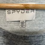 Spyder  Grey Long Sleeve L Womens Boat Neck Oversized Casual Graphic Photo 4