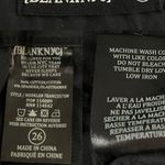 BLANK NYC Pants Moto Black 26 Zipper Hem Stretch Photo 6