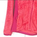 The North Face Size Small Tech Orange Pink Womens Ositio Fluffy Fleece Jacket Photo 2