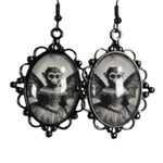 Handmade Gothic Victorian Lilith The Forbidden Winged Monkey Earrings Photo 0