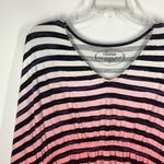 Soma  Women's Batwing Striped Ombre Lounge Nightgown Multicolor Size Small Photo 1