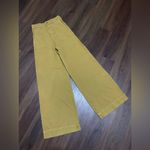 Ba&sh  dixon khaki mustard denim pants classic fall wide leg casual classic $250 Photo 8