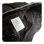 American Eagle  BLACK DISTRESSED MOM JEANS 5 Pocket Women's 00 Denim Cotton 24x27 Photo 3