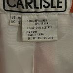 Carlisle ‎ Linen Blend Poppy Floral Blazer Jacket size 10 Photo 4