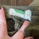 Anthropologie green embroidered boho joggers Photo 4