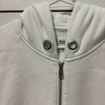 Abercrombie & Fitch Abercrombie White Zip Up Sweatshirt Photo 4