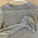 14th & Union bell wrist long sleeve Gray basic tee Photo 4