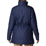 Columbia NWOT Copper Crest Womens Small Blue Fleece Lined Jacket Quilted No Hood Photo 2