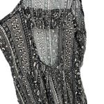 American Eagle American Eagle Black Patterned Romper Size Medium Photo 2