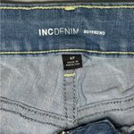 International Concepts, Boyfriend High Rise Leopard Print Accents, Women Size 4P Blue Photo 5