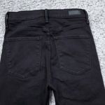 Abercrombie & Fitch Abercrombie 2 26 Short Ultra High Rise Super Skinny Jeans Black Distressed Photo 2