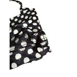 Kate Spade  Cream Black Apple Print Tote Nylon Shoulder Bag Photo 8