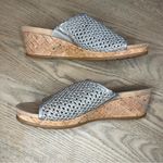 Baretraps  Flossey Silver Woven Cork Wedge Sandal Comfort Slip On Women’s Size 10 Photo 7