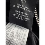 7 For All Mankind Black Puffer Coat Faux Fur Hood Thermal Insulation Size S Photo 3