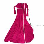 BCBGMAXAZRIA NEW Jace Drop Waist Long Sleeve Maxi Dress Size Small Photo 2