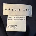 After Six “Mousseline” midi navy formal/bridesmaid dress Size 6 Photo 6