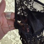 Victoria's Secret  Black Lace Chemise with Eyelet Detail lace satin XS Photo 11