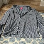 Isaac Mizrahi Isaac mizarahi blue striped long sleep pj set (medium) Photo 0