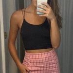 Romwe Pink Plaid Skirt Photo 0