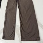 Madewell  Low-Slung Baggy Utility Pants Womens 26 Chocolate Brown Wide Leg Drapey Photo 7