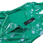 NEW Lulu's Bright Skies Green Floral Print Halter Mini Dress Women's Size L Size L Photo 6