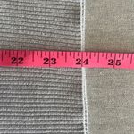 Nine West Gray Silver Metallic Pullover Sweater Long Sleeve Crewneck Medium Photo 7