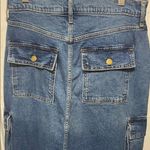 a.n.a 🦞🦞🦞BOGOHO 🦞🦞🦞 Blue Denim Cargo Skirt Photo 9