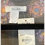 Mudd  OS Sheer Black Colorful Circles Kimono Cardigan Satin Trim Beach Preppy NEW Photo 4