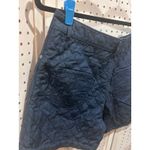 Nasty Gal  Collection Quilted Denim Shorts Dark Blue High Waisted Women's Size 8 Photo 6