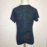 Blue Fish Womens Black Round Neck Semi Sheer Athletic T Shirt Brazil Size M/L Photo 4