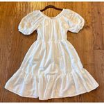 Knox Rose white embroidered puff sleeve dress size xsmall Photo 3
