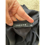 Nordstrom Trouvé black Strappy sleeveless v neck wrap style jumpsuit jogger S Photo 8