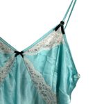 Victoria's Secret  Blue Satin Lace Coquette Ballet Fairy Slip Dress Size Medium Photo 2