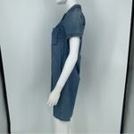 Madewell  Women’s Chambray Frayed Hem Button Down Shirt Dress Women XXS Photo 3