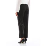 Piazza Sempione  Quiet Luxury Monia Black Virgin Wool Pant IT 38 US 2 Preppy Photo 2