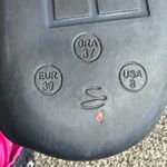 Ballasox Portable Ballet Flats Womens 8 Navy Blue Soft Leather Foldable Shoes Photo 12