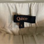 Quince  Women's Cream Relaxed-fit Linen Pants Size Large coastal chic Photo 1