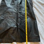 Genuine leather black pencil skirt Size 8 Photo 1