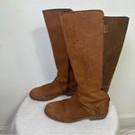 Teva  De La Vina Dos Tall Bison Waterproof Leather Brown Over the Knee Boots Photo 1