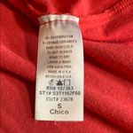 Solemio Coral Fitted Long Sleeve T-Shirt Cream Heart Patches at Elbows Small Photo 4