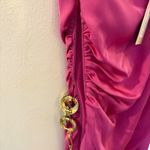 Ramy Brook NWT  Addie One Shoulder Satin Minidress Size 14 Photo 8