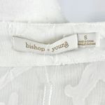 Bishop and Young New Textured Wrap Blouse Jayne Cross Front Top White Photo 10